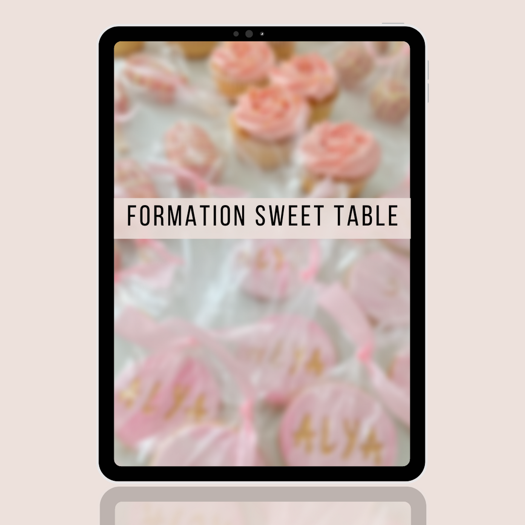 Formation - Sweet Table